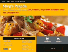 Tablet Screenshot of mingspagoda.com